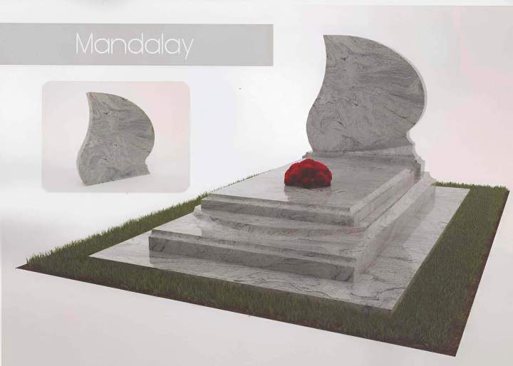 Pierre tombale Mandalay Étampes