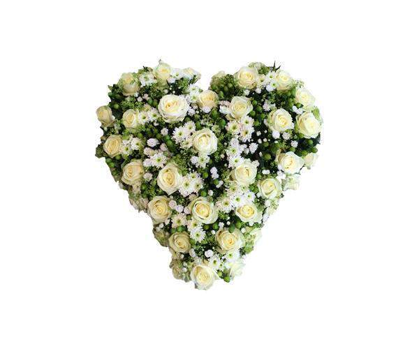 Fleurs funéraires en tissu Étampes