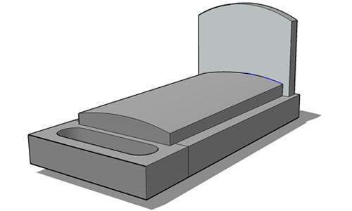 Monument funéraire traditionnel Étampes