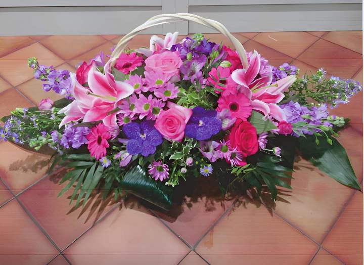 Coussin floral Étampes