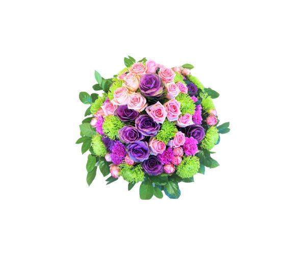 Fleurs funéraires en tissu Étampes